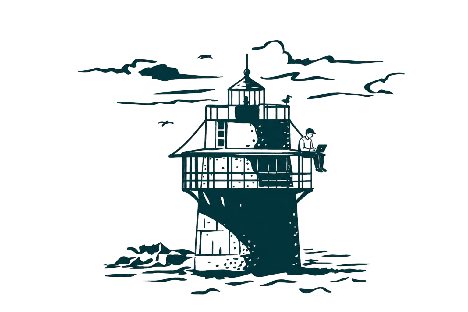 Fire Island Design lighthouse icon