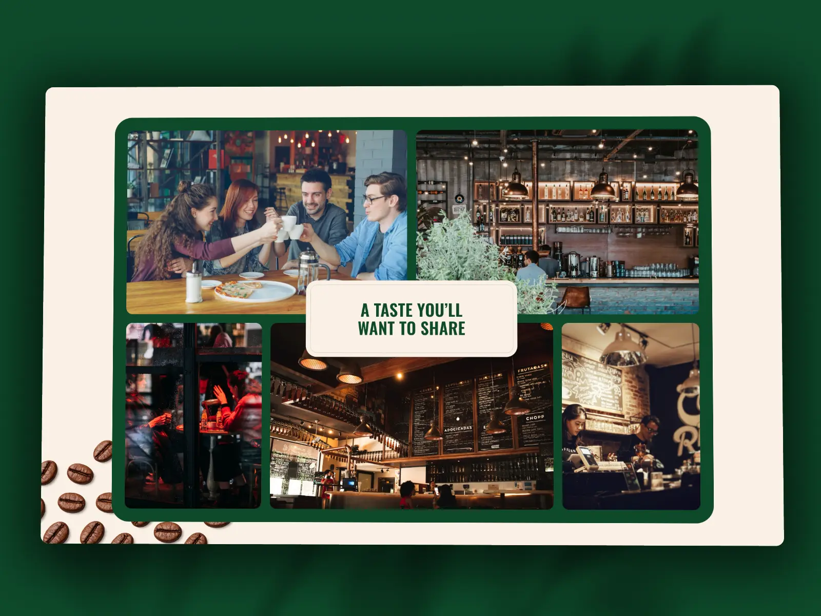 Common Grounds photo gallery showing the coffee shop atmosphere and customers